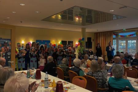 letzte Karnevalssitzung im Seniorenheim